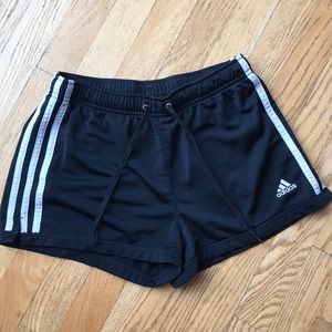 Black adidas shorts